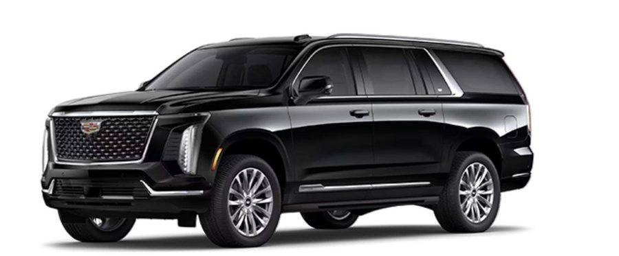 Black Cadillac Escalade — Hayatt premium luxury SUV, Bay Area